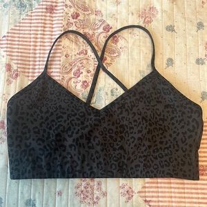 Gapfit sports bra - black leopard